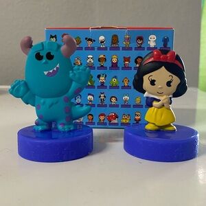 Disney Playful Character Figurines - Snow White and Sully from monster sink